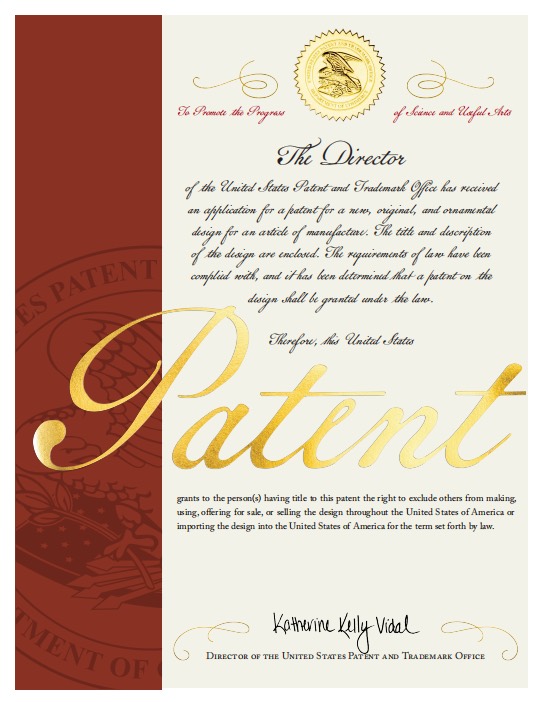 美国 USPTO 授权专利:结构设计